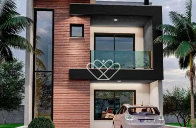 Sobrado moderno em construção no condomínio primavera – elegância e conforto com 3 dormitórios e área gourmet