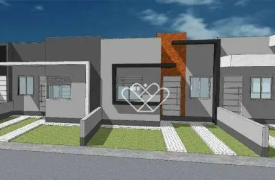 Casa com 2 dormitórios à venda, 44 m² por r$ 280.000,00 - mato alto - gravataí/rs