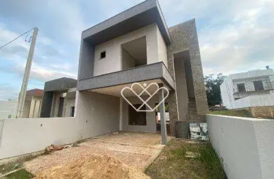 Casa moderna com piscina e suíte na reserva bela vista, gravataí