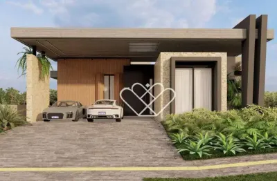 Casa em construção no condomínio prado dos álamos | 4 suítes e piscina