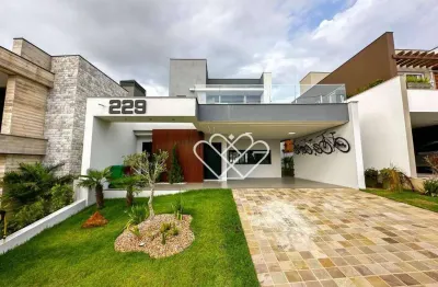 Casa com 3 suítes, lareira e varanda no condomínio cyrela - conforto e exclusividade