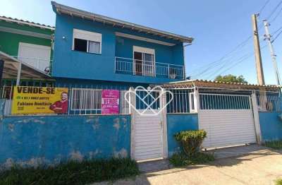 Casa com 2 quartos e churrasqueira no bairro santa fé, gravataí - o seu novo lar espera por você