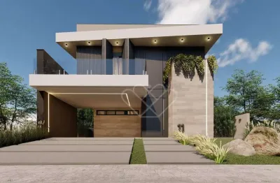 Casa alto padrão com 4 suítes, piscina e vista privilegiada à venda em condomínio fechado