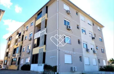 Apartamento com sacada e vaga de garagem no bairro nossa chácara