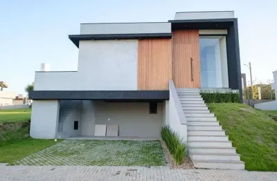 Casa moderna com 3 dormitórios à venda no condomínio villa lucchesi