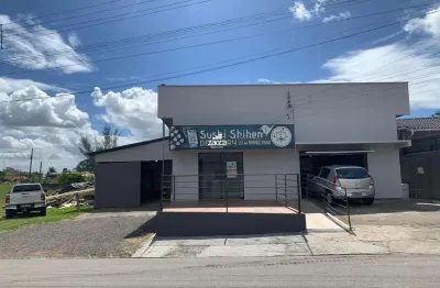Sala comercial para locação em sombrio, centro, 2 banheiros