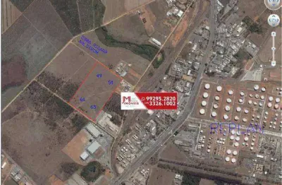 Área à venda, 50000 m² por r$ 10.000.000,00 - cascata - paulínia/sp