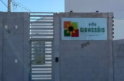 Casa em condomínio para venda em presidente prudente, parque girassois, 2 dormitórios, 1 banheiro, 1 vaga