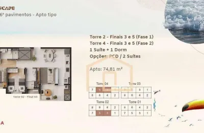 Apartamento com 2 quartos à venda na Rua Domingos José Custódio, 88, Armação, Penha