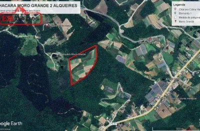 Chácara à venda, 48400 m² por r$ 895.000,00 - morro grande - colombo/pr