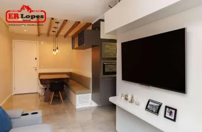 Apartamento garden com 2 dormitórios à venda, 52 m² por r$ 414.900,00 - santa felicidade - curitiba/pr