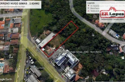 Terreno à venda, 2824 m² por r$ 4.500.000,00 - bom retiro - curitiba/pr