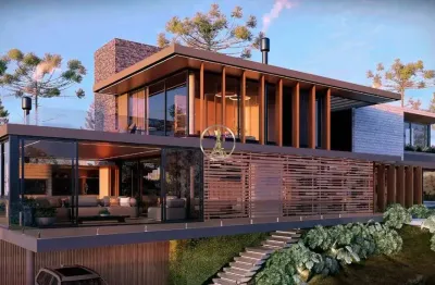 Casa em condomínio fechado com 4 quartos à venda em aspen mountain, gramado  por r$ 4.980.000