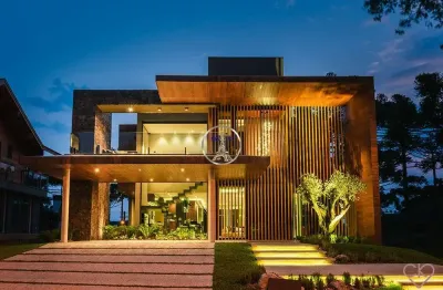 Casa em condomínio fechado com 4 quartos à venda em aspen mountain, gramado  por r$ 11.880.000