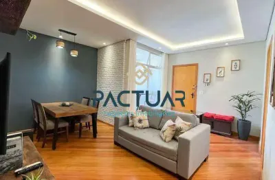Apartamento à venda, 2 quartos, 1 suíte, 2 vagas, buritis - belo horizonte/mg