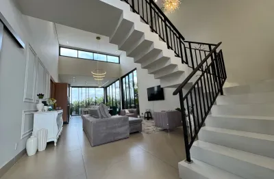 Linda casa em alto padrão a venda no condomínio alphaville 2 em uberlândia