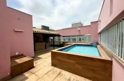 Cobertura duplex com 252 m2, cinema, piscina a 1 quadra do mar em jardim camburi-vitória/es