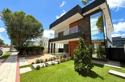 Duplex 4 suítes, closet, hidromassagem, piscina, churrasqueira , 340 m2 de área construída - alphaville jacuhy