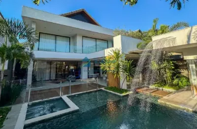 Casa à venda no condomínio del lago - barra da tijuca, com 750m², 06 quartos por r$13.900.000,00