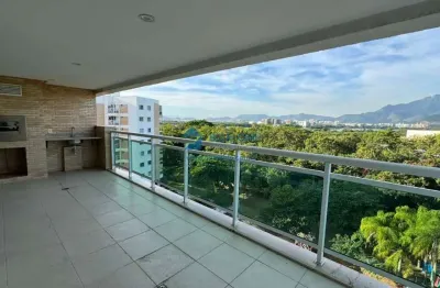 Apartamento para Locação no Condomínio Scena Laguna - Barra da Tijuca com 156m³ 03 suítes por R$8.500,00