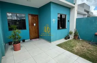 Casa para venda em santa tereza do oeste, pontal da natureza, 2 dormitórios, 1 banheiro, 1 vaga