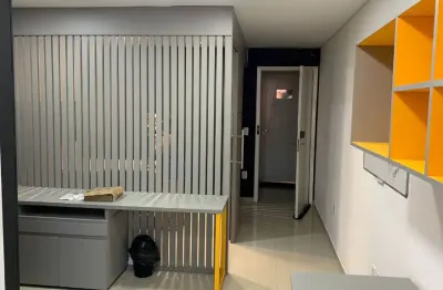 Sala mobiliada no office tower - candelária - andar intermediário