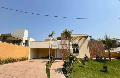 Casa térrea nova à venda no condomínio terras de santa teresa - 3 suítes, piscina e alto padrão em itupeeva com vinhedo/sp