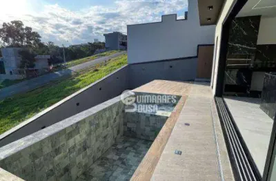 Casa de alto padrão no condomínio bosque da mata - 3 suítes, piscina e automação em valinhos