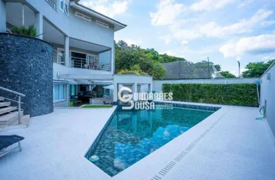 REQUINTE com MODERNIDADE - Casa com 5 dormitórios à venda, 540 m² por R$ 3.760.000 - Vista Alegre - Vinhedo/SP