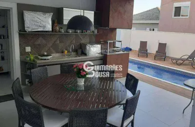 Casa com 3 dormitórios à venda, 267 m² por r$ 1.490.000,00 - condomínio residencial terras do caribe - valinhos/sp