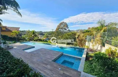 Casa com estilo rústico-moderno e vista privilegiada à venda no condomínio marambaia  vinhedo/sp 266 m² de área construída | 2 suites | vinhedo/sp