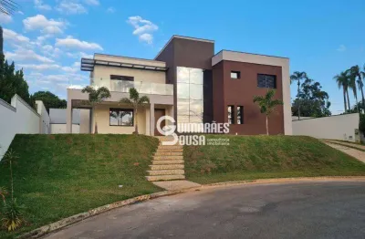Casa com 4 dormitórios à venda, 483 m² por r$ 2.600.000 - condomínio residencial querência - valinhos/sp