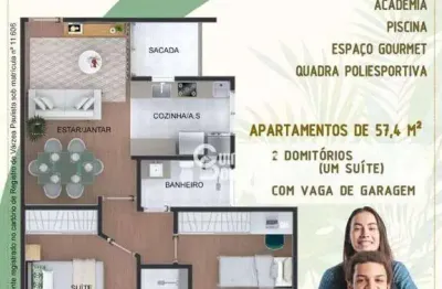 Apartamento com 2 dormitórios à venda, 57 m² por r$ 350.000,00 - jardim são paulo - várzea paulista/sp