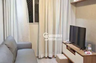 Apartamento mobiliado, com 2 dormitórios para alugar, 52 m² por r$ 2.827/mês - recanto quarto centenário - jundiaí/sp