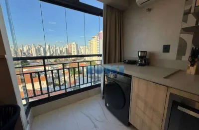 Apartamento com 1 dormitório para alugar, 26 m² por r$ 4.500,00/mês - mooca - são paulo/sp