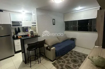 Apartamento 02 quartos, 01 suíte mobiliado - residencial esmeraldas di lourenzzo - goiânia - go