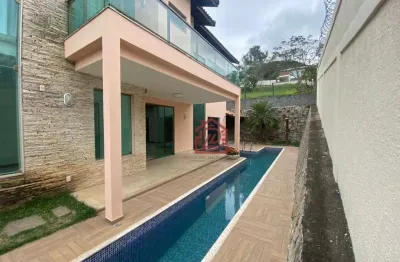 Casa com 5 dormitórios para alugar, 338 m² por r$ 10.649,80/mês - lagoa - macaé/rj
