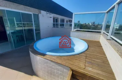 Cobertura com 3 dormitórios à venda, 147 m² por r$ 750.000,00 - glória - macaé/rj