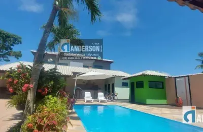 Excelente casa duplex c/ 4 quartos, c/ churrasqueira e piscina