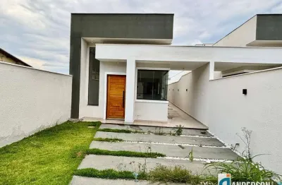 Excelente casa 3 quartos (1 suíte) estilo moderna no são bento da lagoa itaipuaçu