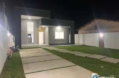 Excelente casa estilo moderno c/ 3 quartos à venda, 106 m² por r$ 690.000 - jardim atlântico - maricá/rj