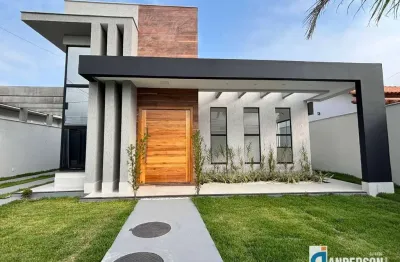 Excelente casa de alto padrão  c/ 3 quartos à venda, 129 m² por r$ 850.000 - jardim atlântico  (itaipuaçu) - maricá/rj