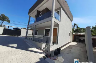 Ótima casa duplex c/ 2 quartos à venda, 69 m² por r$ 350.000 - rincão mimoso - maricá/rj