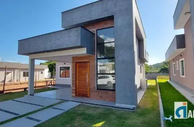 Excelente casa c/ 3 quartos à venda, 117 m² - são josé de imbassai - maricá/rj