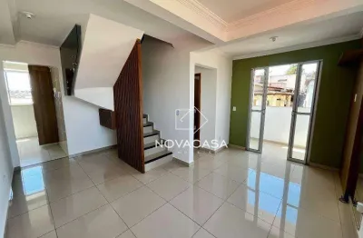 Cobertura com 3 dormitórios para alugar, 116 m² por r$ 3.399,92/mês - santa mônica - belo horizonte/mg
