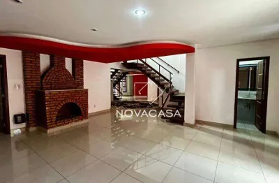 Casa com 5 dormitórios para alugar, 404 m² por r$ 7.414,00/mês - santa amélia - belo horizonte/mg