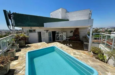 Cobertura com 4 dormitórios para alugar, 150 m² por r$ 9.299,00/mês - itapoã - belo horizonte/mg