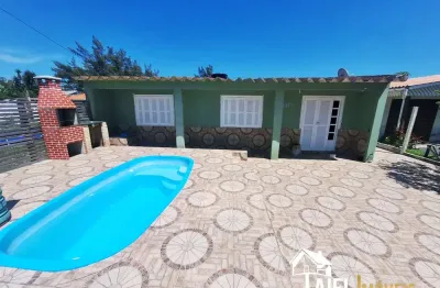 Excelente residência com anexo e piscina - apta ao financiamento bancário - na costa do sol em cidreira/rs