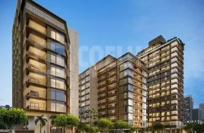 Apartamento duplex estúdio à venda 58m² de área privativa com 1 suíte e banheiro social lange, turin batel  curitiba pr