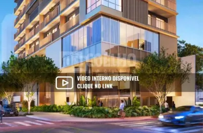 Apartamento estúdio à venda 43m² de área privativa com 1 quarto suíte lange, turin batel  curitiba pr